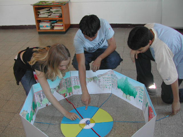 a large model of the skyline