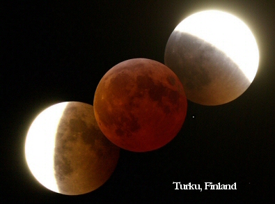 Eclipse de Lune du 3-4 mars 2007 à Turku (Finnland)