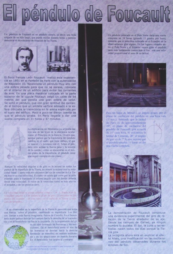 Poster Pendule de Foucault