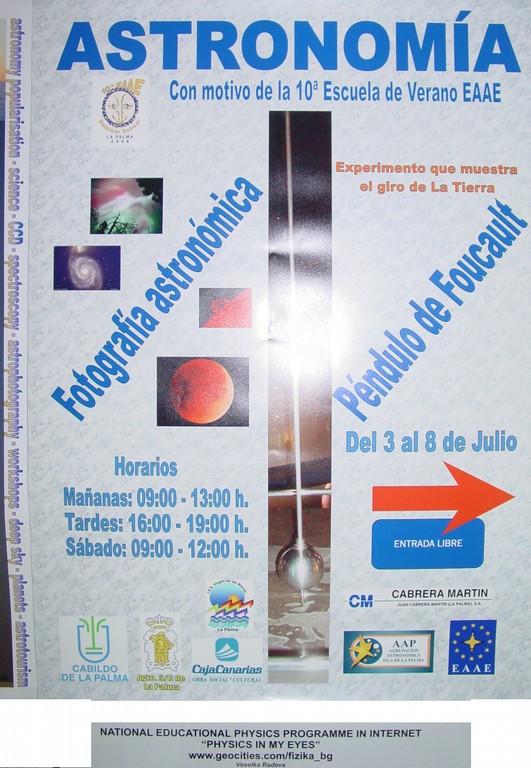 Poster Pendule de Foucault