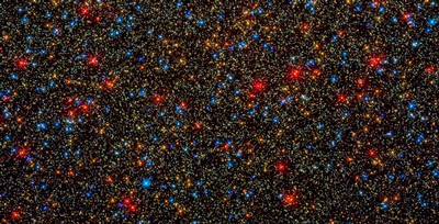 Omega de Centauri vu par Hubble
