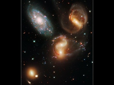 Stephans-Quintet vu par Hubble