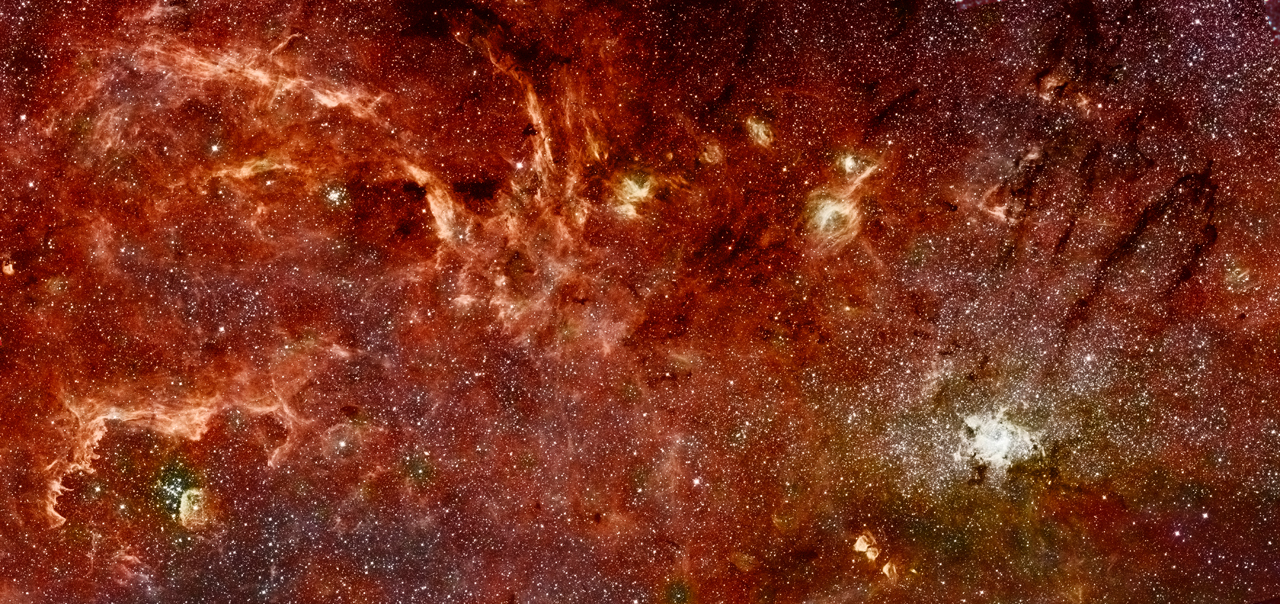 Centre de notre de la voie lactée vu par Hubble