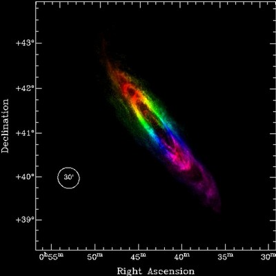 Carte composite de M31