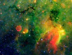 Dark Nebula en Sagittaire vu par Spitzer