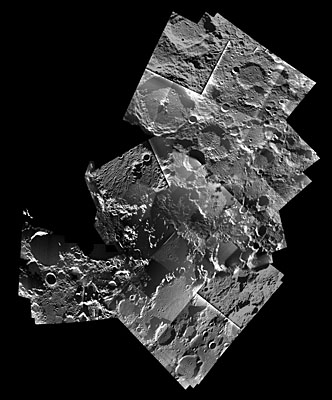 Pôle Nord de la Lune vu par SMART-1