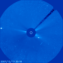 Jupiter vu par SOHO le 13 déc