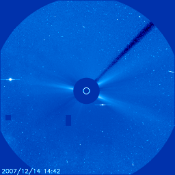 Jupiter vu par SOHO le 14 déc