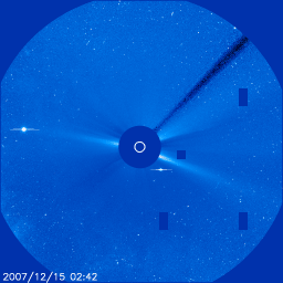 Jupiter vu par SOHO le 15 déc