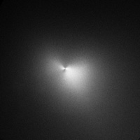 Comete Holmes vu par Hubble