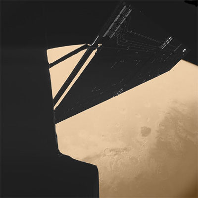 Mars vu par Rosetta