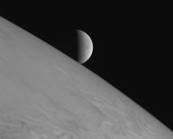Jupiter et Europe vus par New Horizons