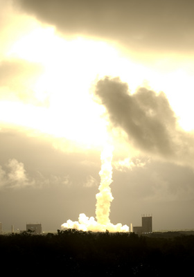 Lancement d'Ariane avec l'ATV