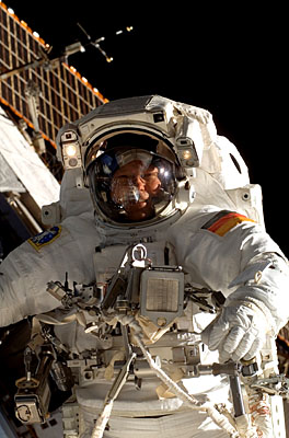 ESA astronaut Hans Schlegel