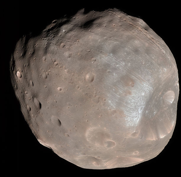 Phobos vu par Mars Reconnaissance Orbiter