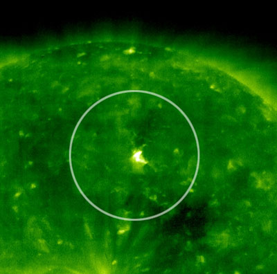 CME par vu SOHO