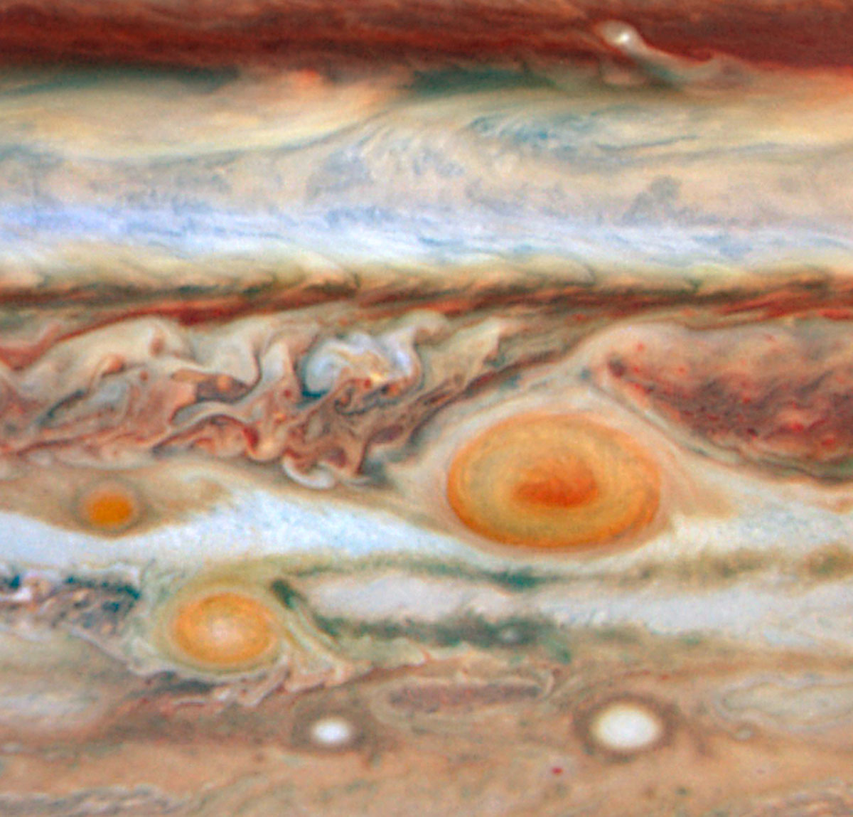 Les 3 Taches Rouges de Jupiter