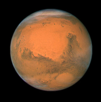 Mars vue par le Télescope spatial Hubble